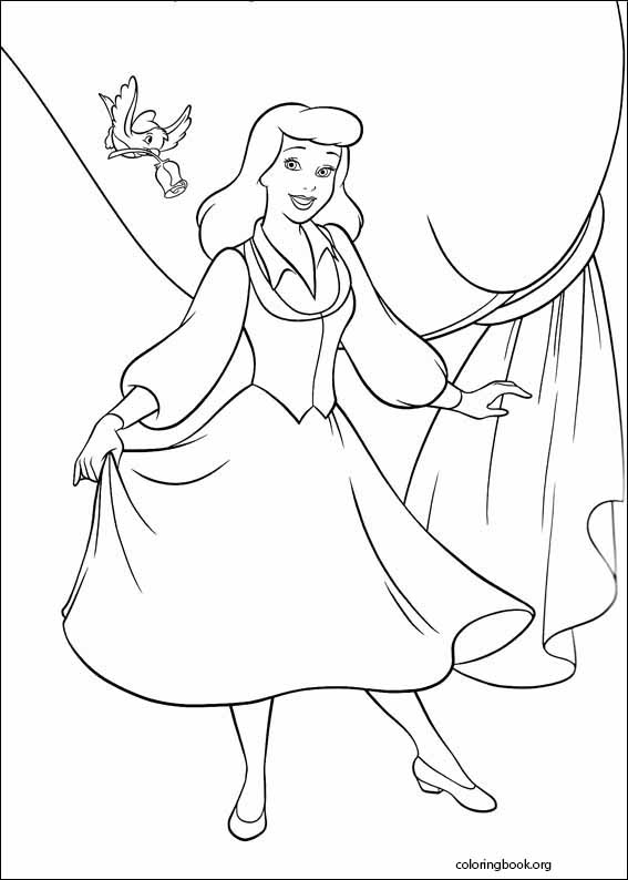 Cinderella coloring page (084)