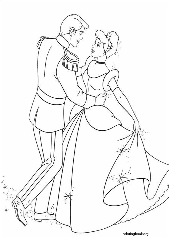 Cinderella coloring page (085)
