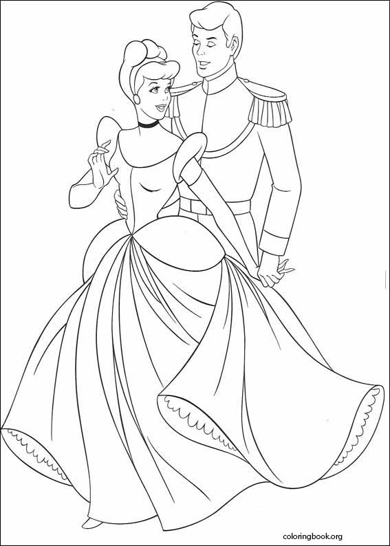 Cinderella coloring page (086)