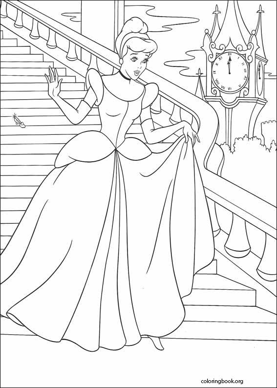 Cinderella coloring page (087)