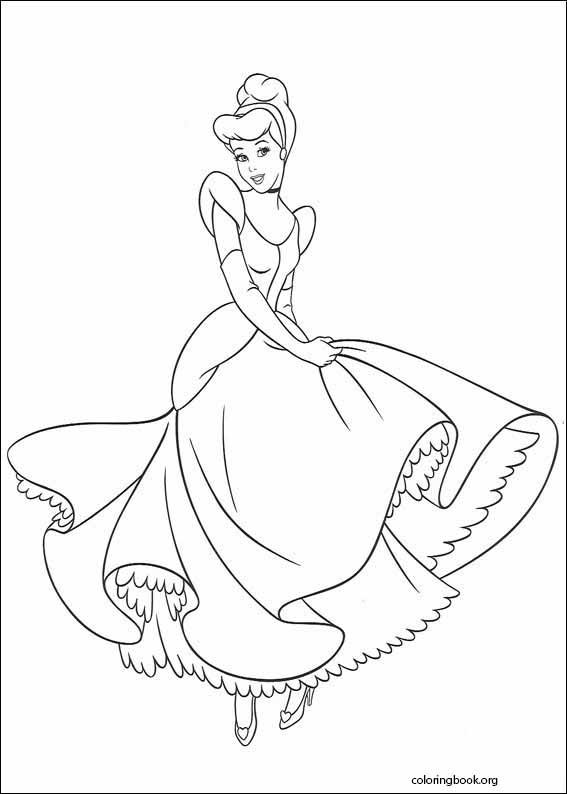 Cinderella coloring page (091)