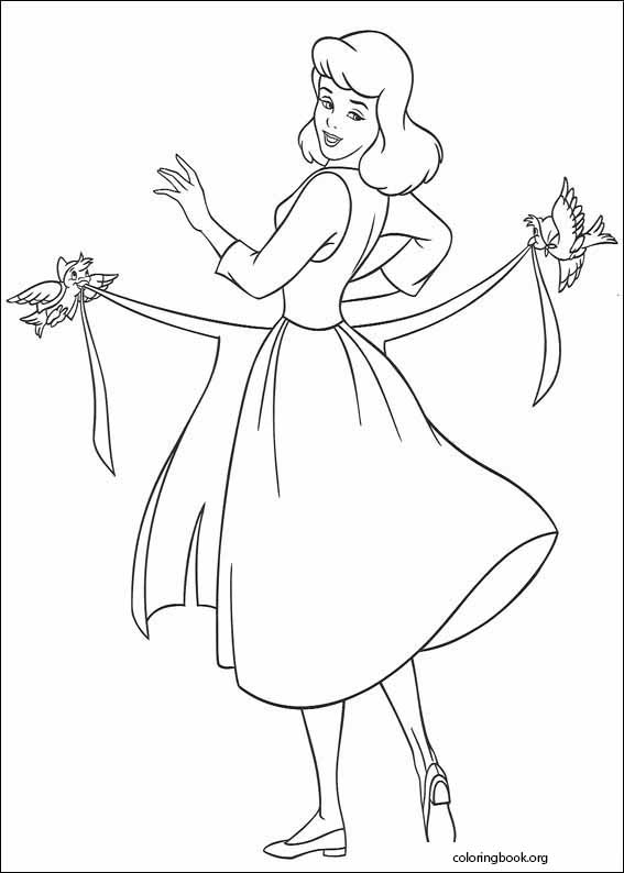 Cinderella coloring page (092)
