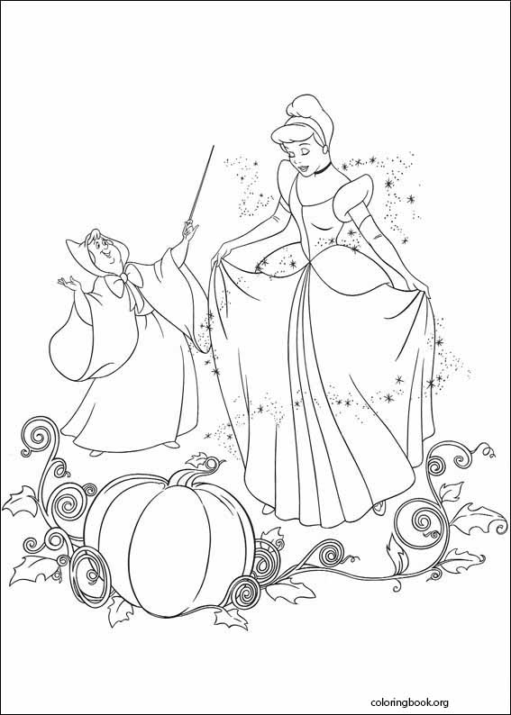 Cinderella coloring page (096)