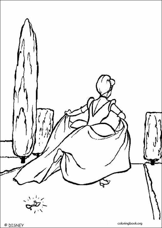 Cinderella coloring page (097)