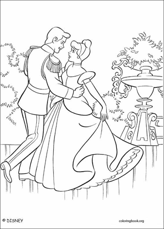 Cinderella coloring page (098)