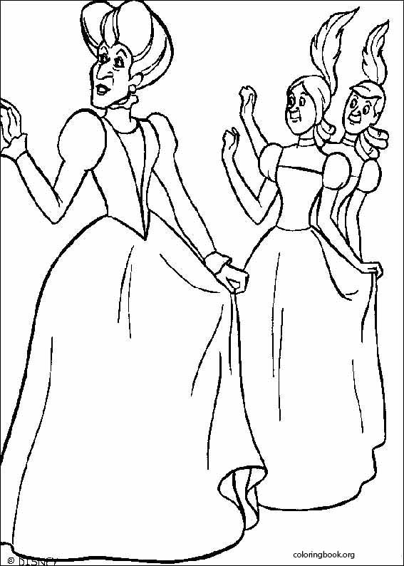 Cinderella coloring page (103)