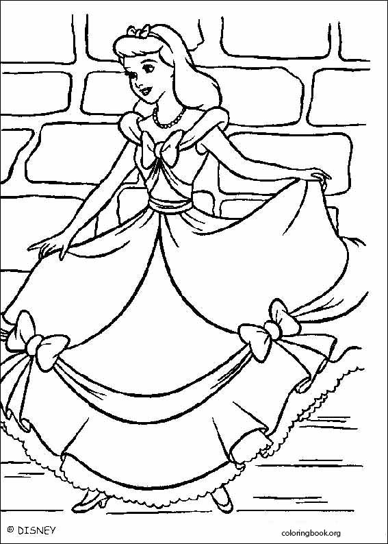 Cinderella coloring page (104)