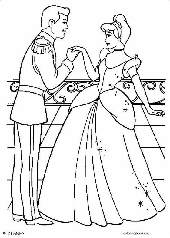 Cinderella coloring page (105)
