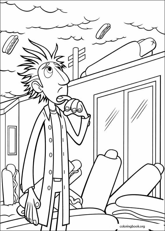 Cloudy With A Chance Of Meatballs coloring page (009)