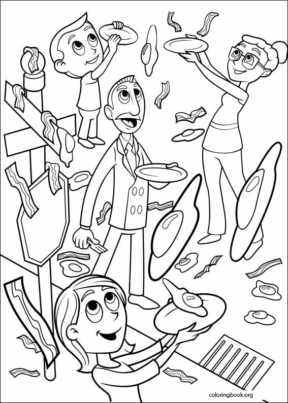 Cloudy With A Chance Of Meatballs coloring page (015)