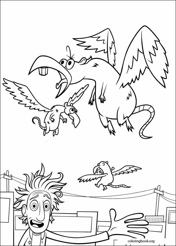 Cloudy With A Chance Of Meatballs coloring page (023)