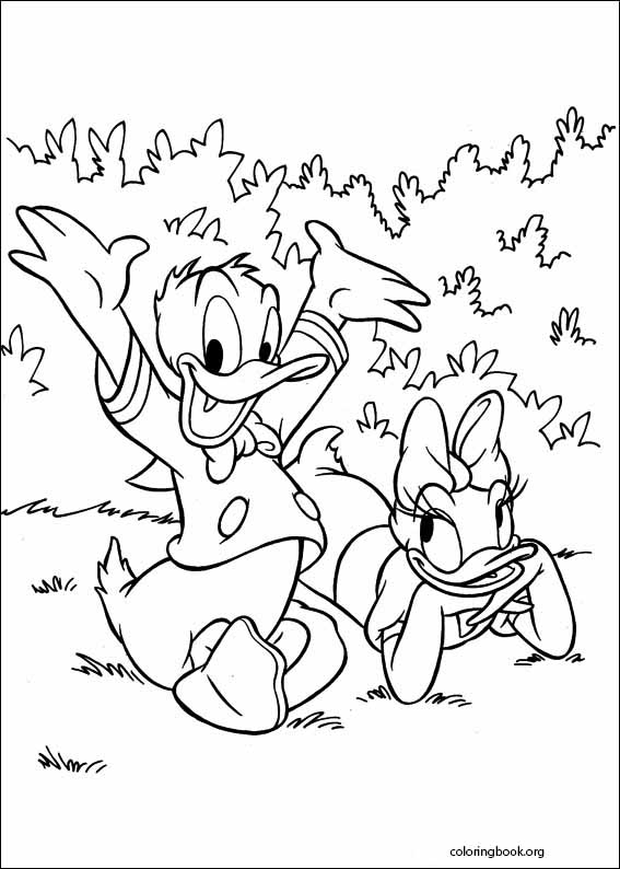 Daisy Duck coloring page (002)