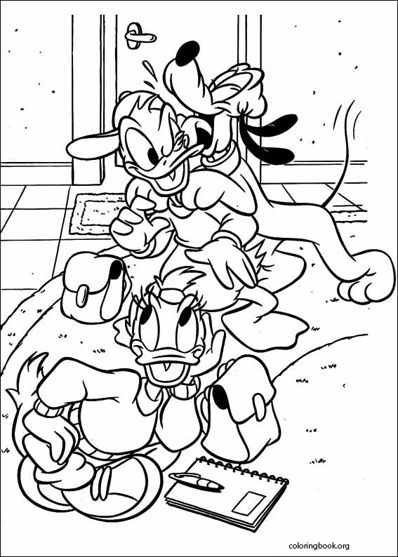 Daisy Duck coloring page (004)