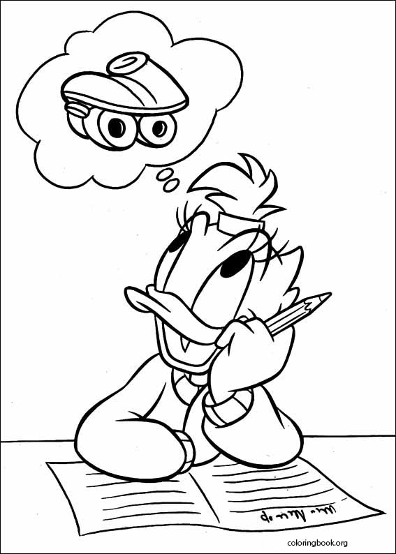 Daisy Duck coloring page (005)