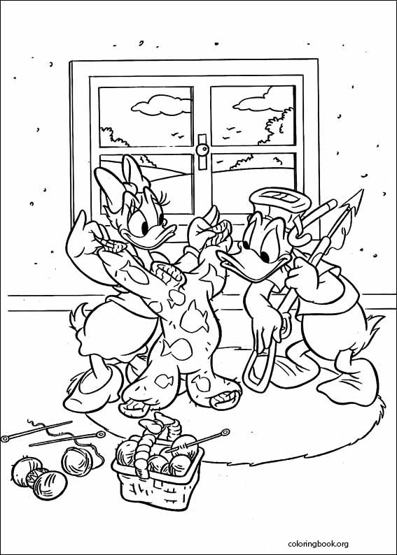 Daisy Duck coloring page (006)