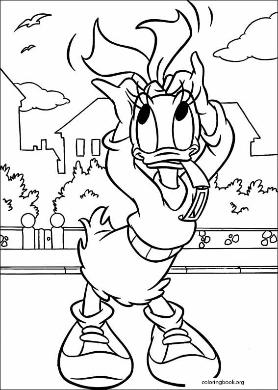 Daisy Duck coloring page (010)