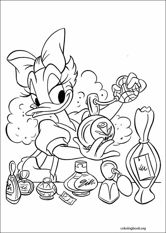 Daisy Duck coloring page (014)