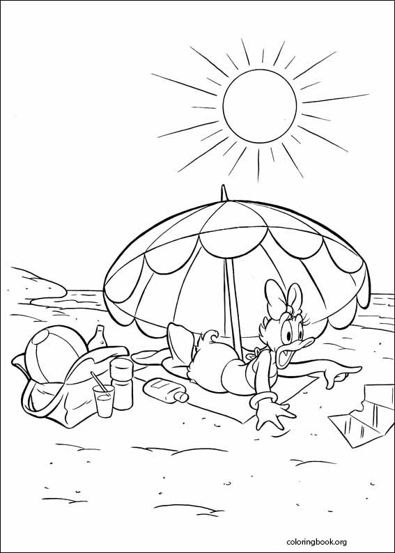 Daisy Duck coloring page (022)
