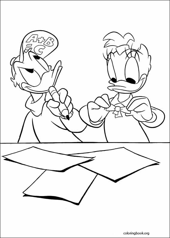 Daisy Duck coloring page (023)