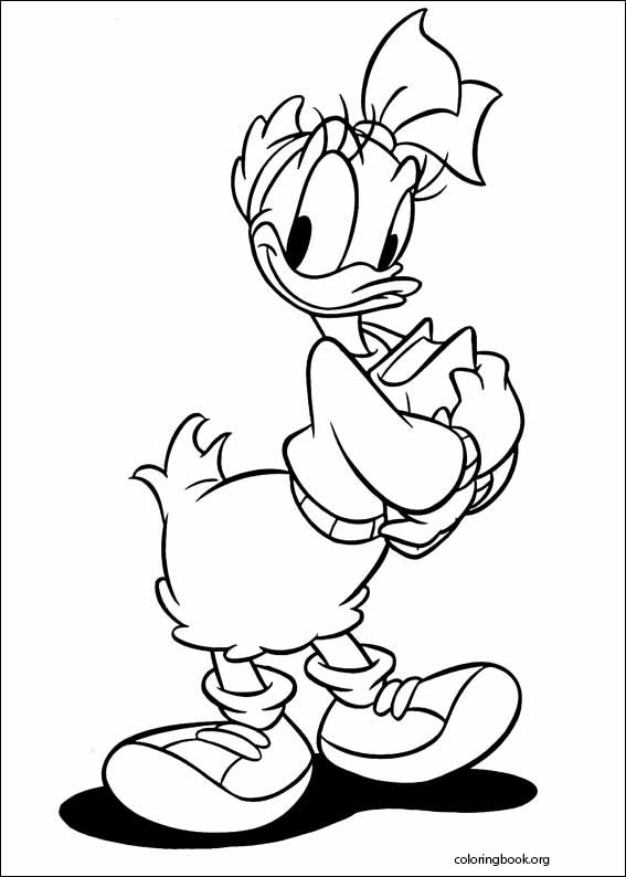 Daisy Duck coloring page (030)
