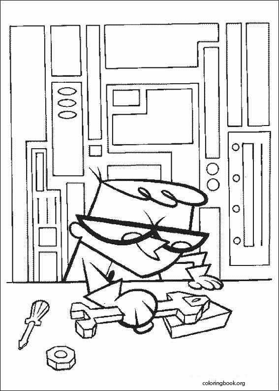 Dexter's Laboratory coloring page (001)