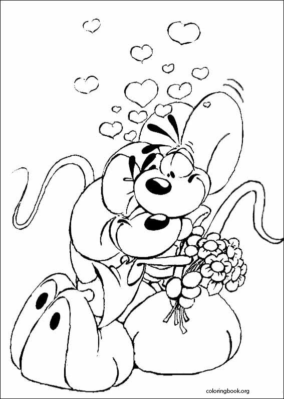 Diddl coloring page (015)