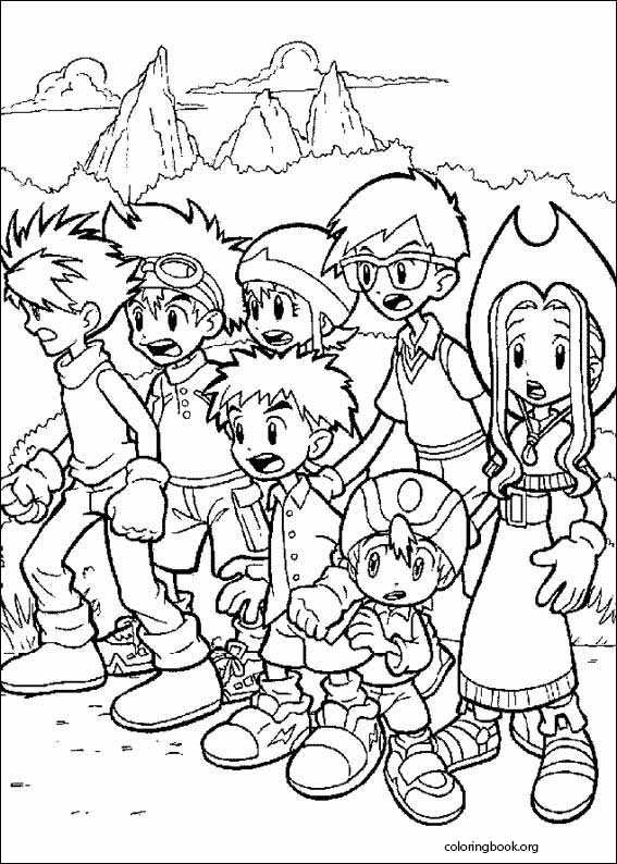 Digimon coloring page (003)