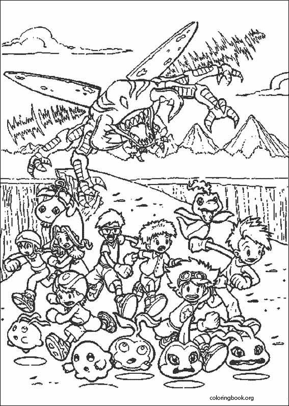 Digimon coloring page (004)