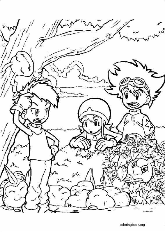 Digimon coloring page (007)