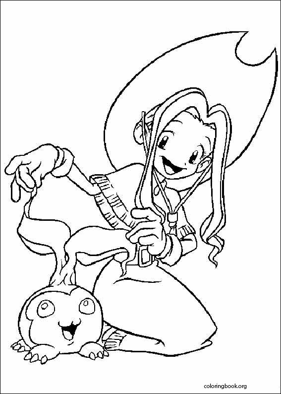Digimon coloring page (010)