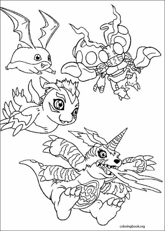 Digimon coloring page (014)