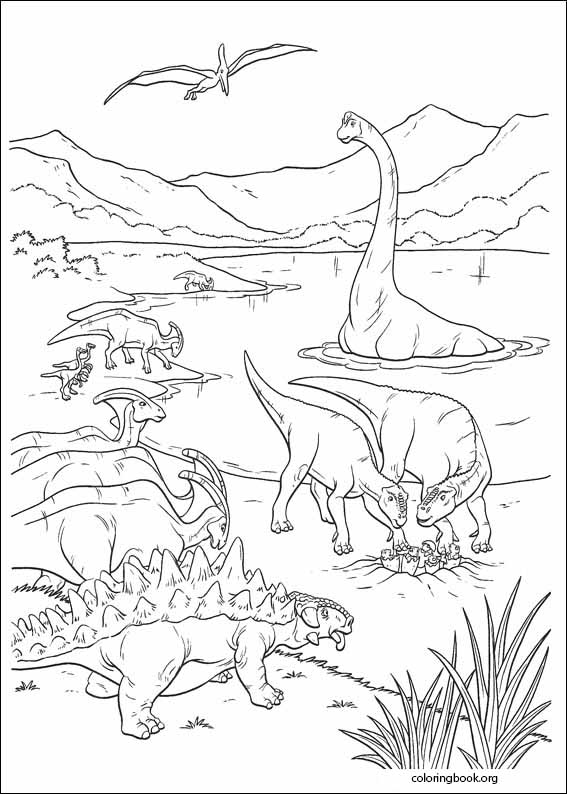 Dinosaur coloring page (003)