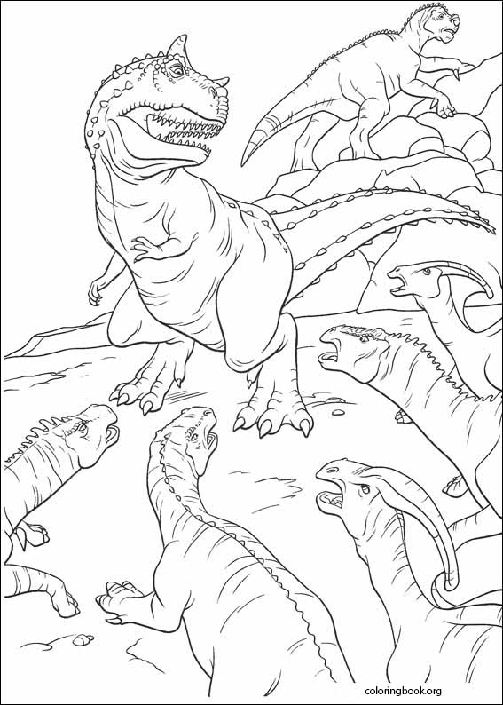 Dinosaur coloring page (010)