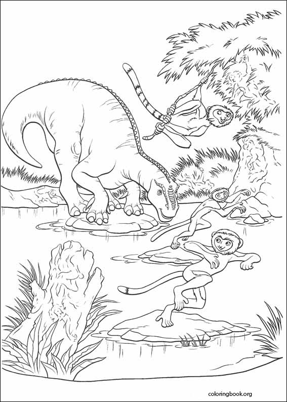 Dinosaur coloring page (029)