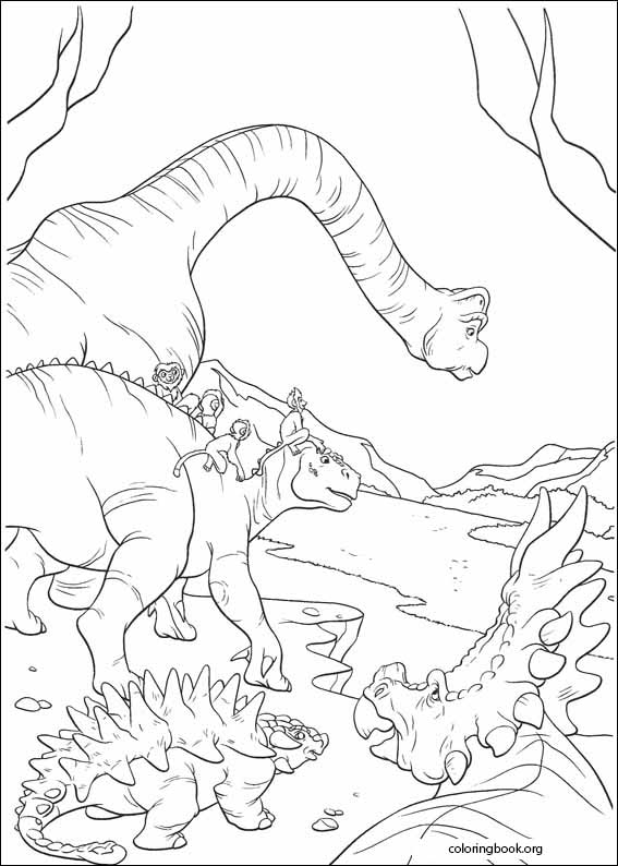 Dinosaur coloring page (034)