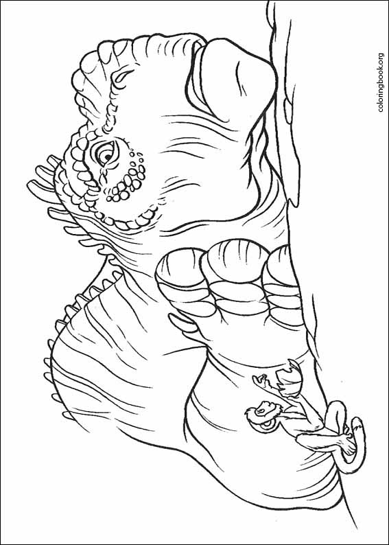Dinosaur coloring page (036)