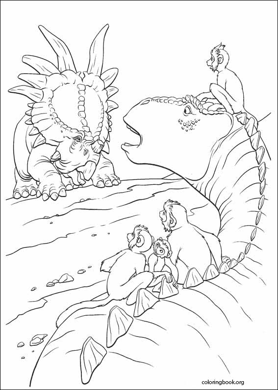 Dinosaur coloring page (038)