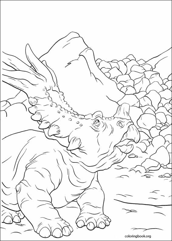 Dinosaur coloring page (040)