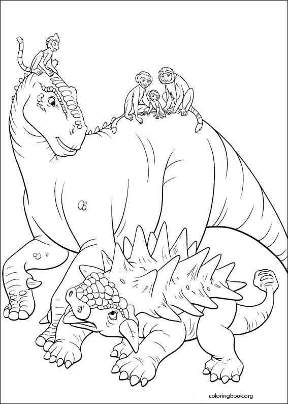 Dinosaur coloring page (041)