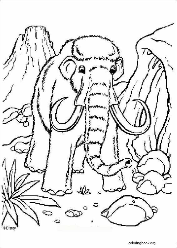 Dinosaur coloring page (042)