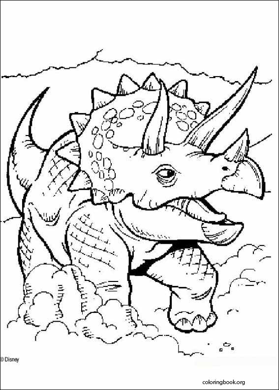 Dinosaur coloring page (045)