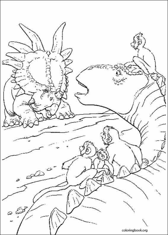 Dinosaur coloring page (048)