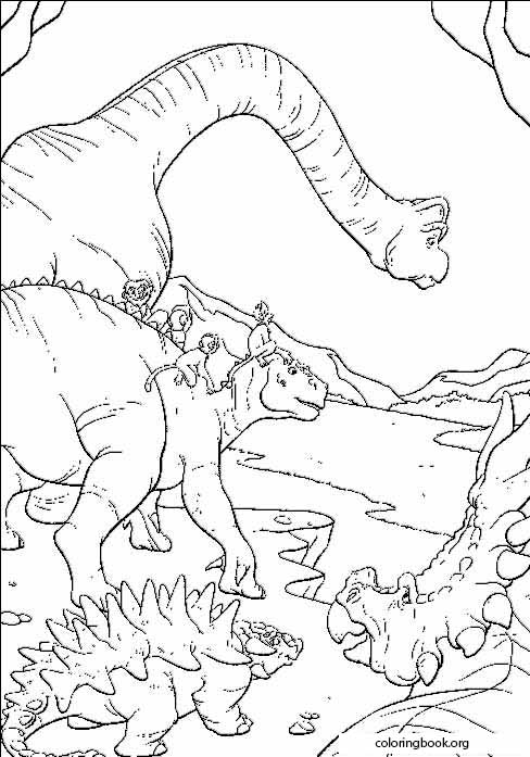 Dinosaur coloring page (050)