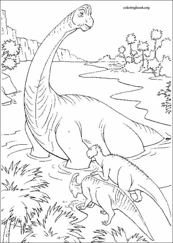 Dinosaur coloring page (051)