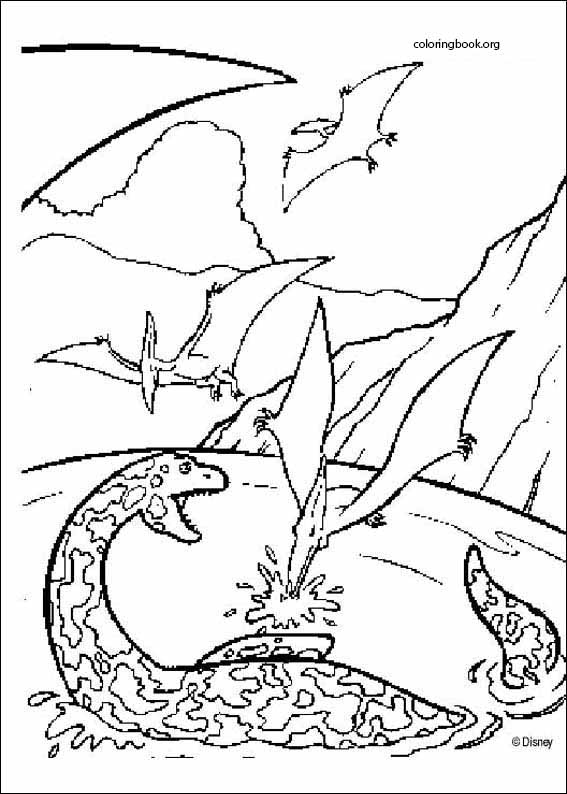 Dinosaur coloring page (060)