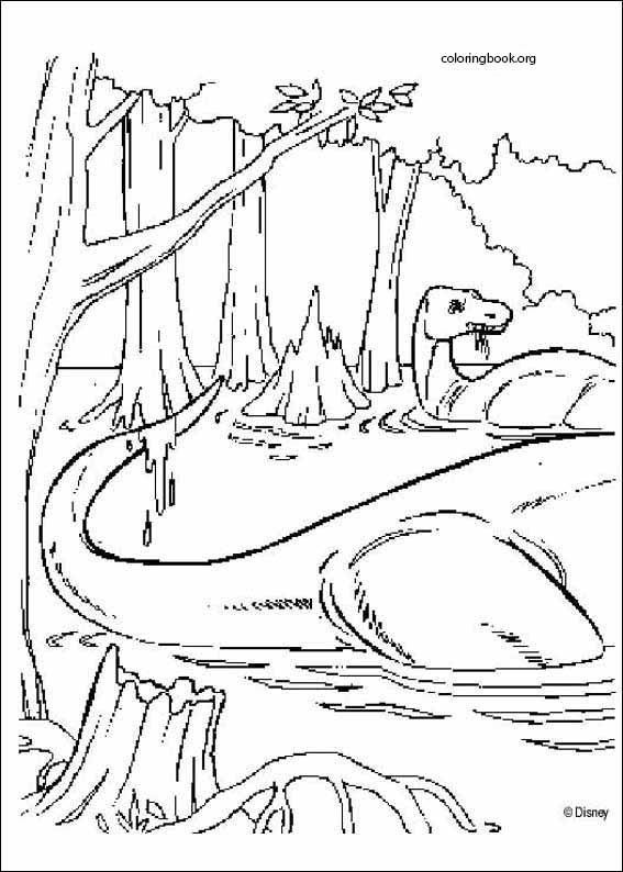 Dinosaur coloring page (062)
