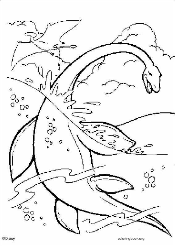 Dinosaur coloring page (063)
