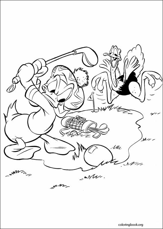 Donald Duck coloring page (001)