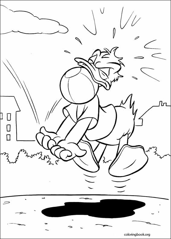 Donald Duck coloring page (003)