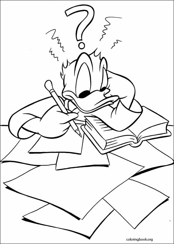 Donald Duck coloring page (008)